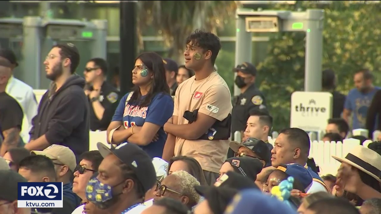 Warriors Thrive City watch party muted by Game 4 loss