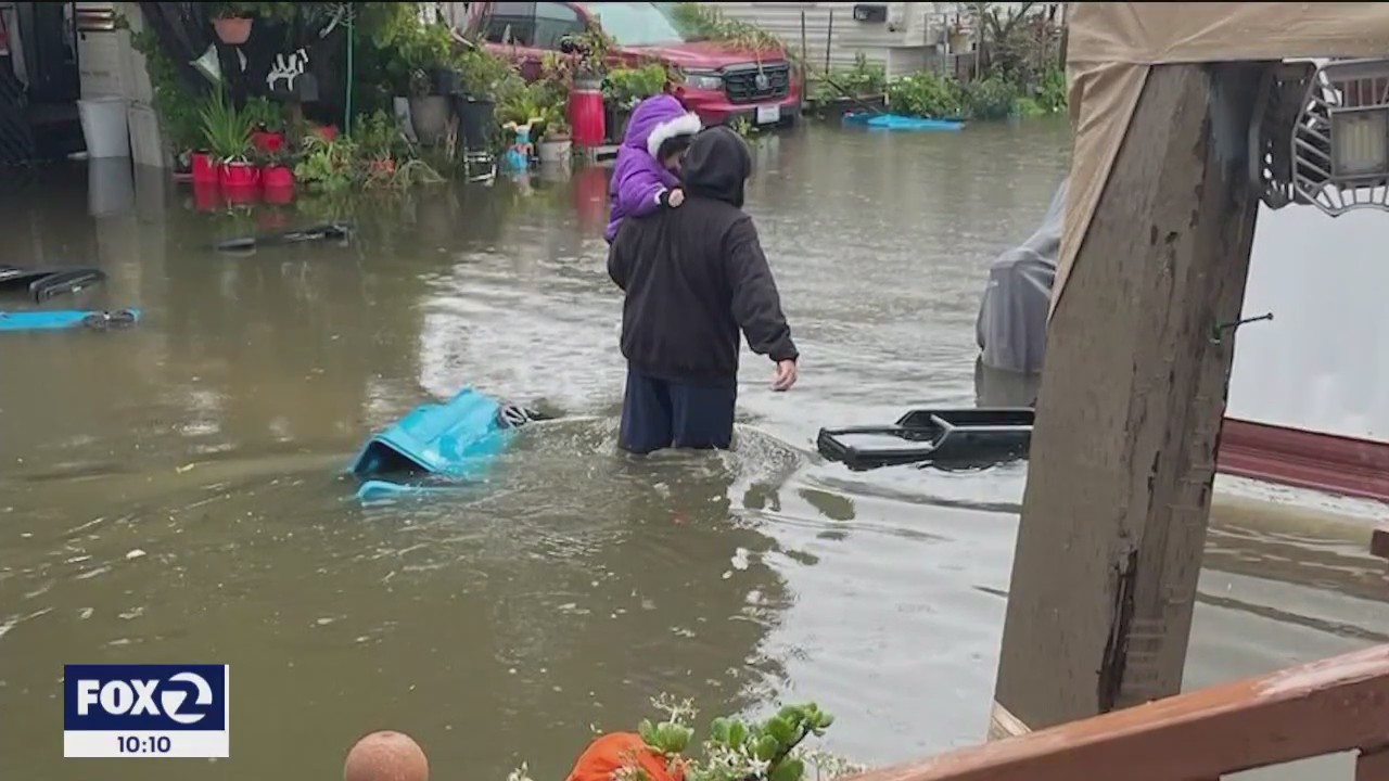 Flooding devastates Belmont mobile home community