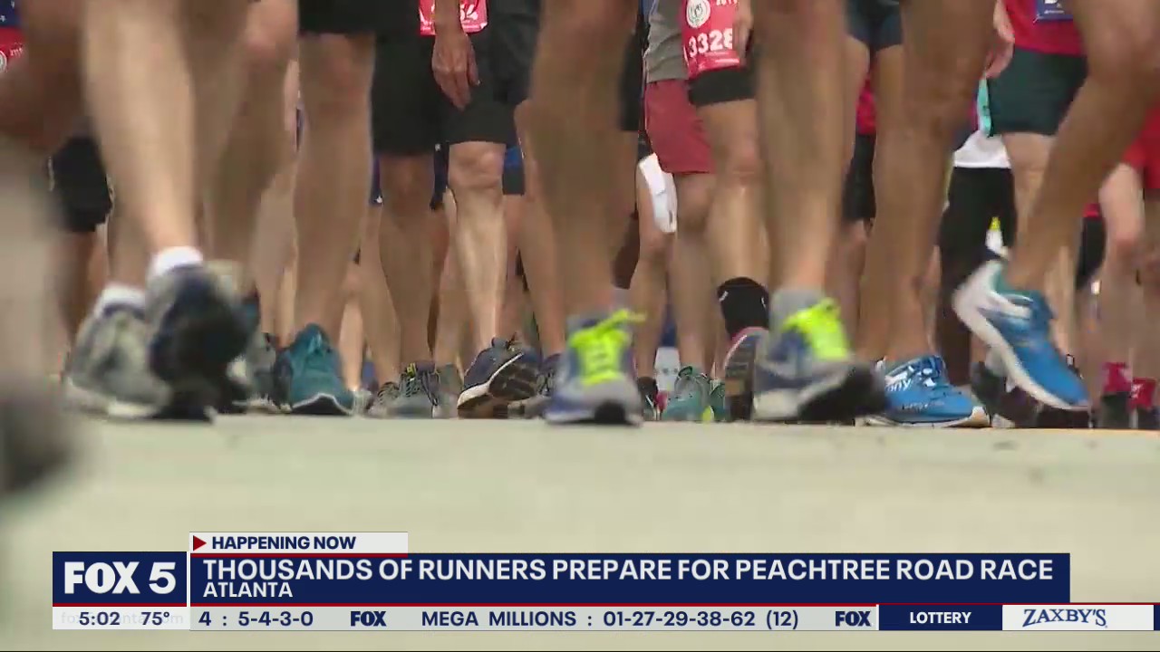 Thousands of runners prepare for Atlanta's Peachtree Road Race