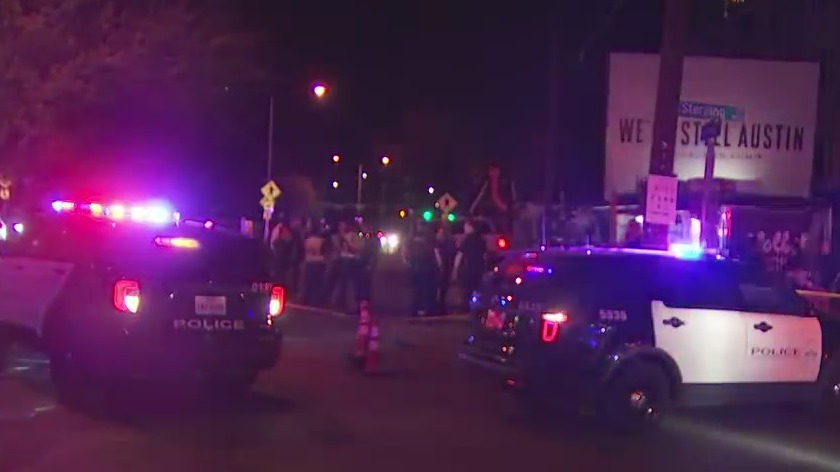 ATCEMS: 2 cars involved in t-bone accident, pushed into food truck