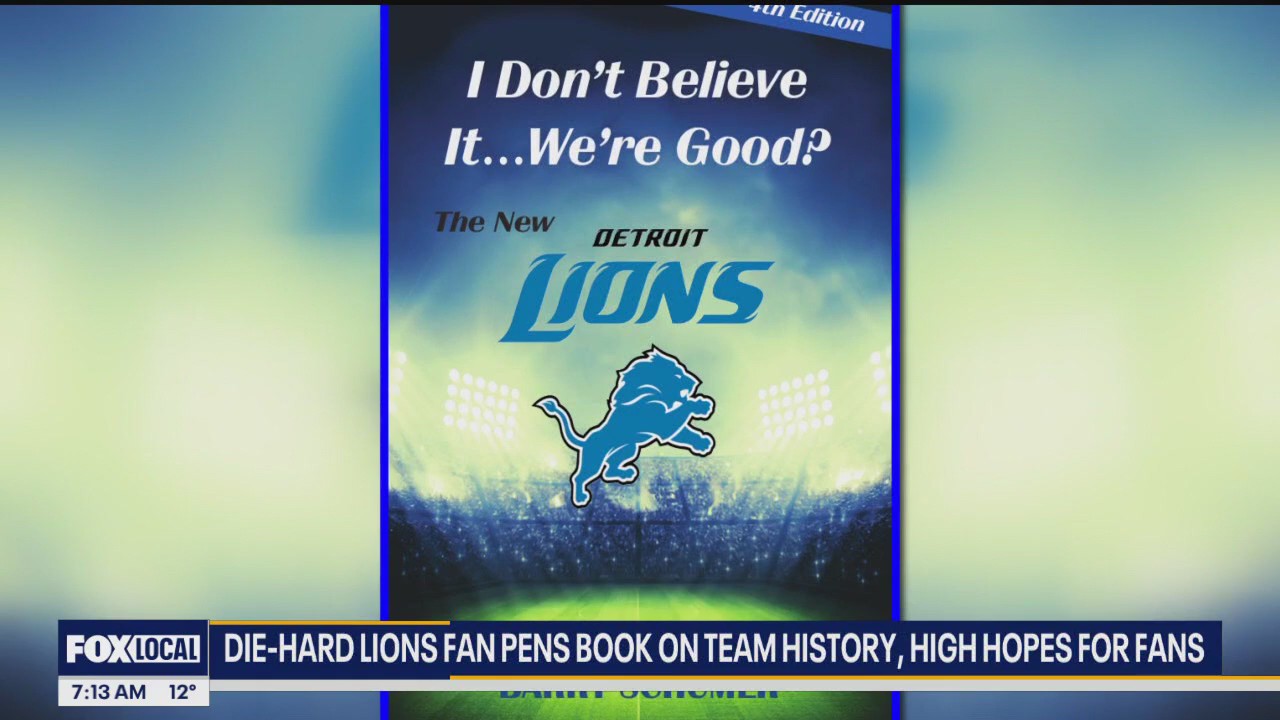 Diehard Lions fan publishes new book
