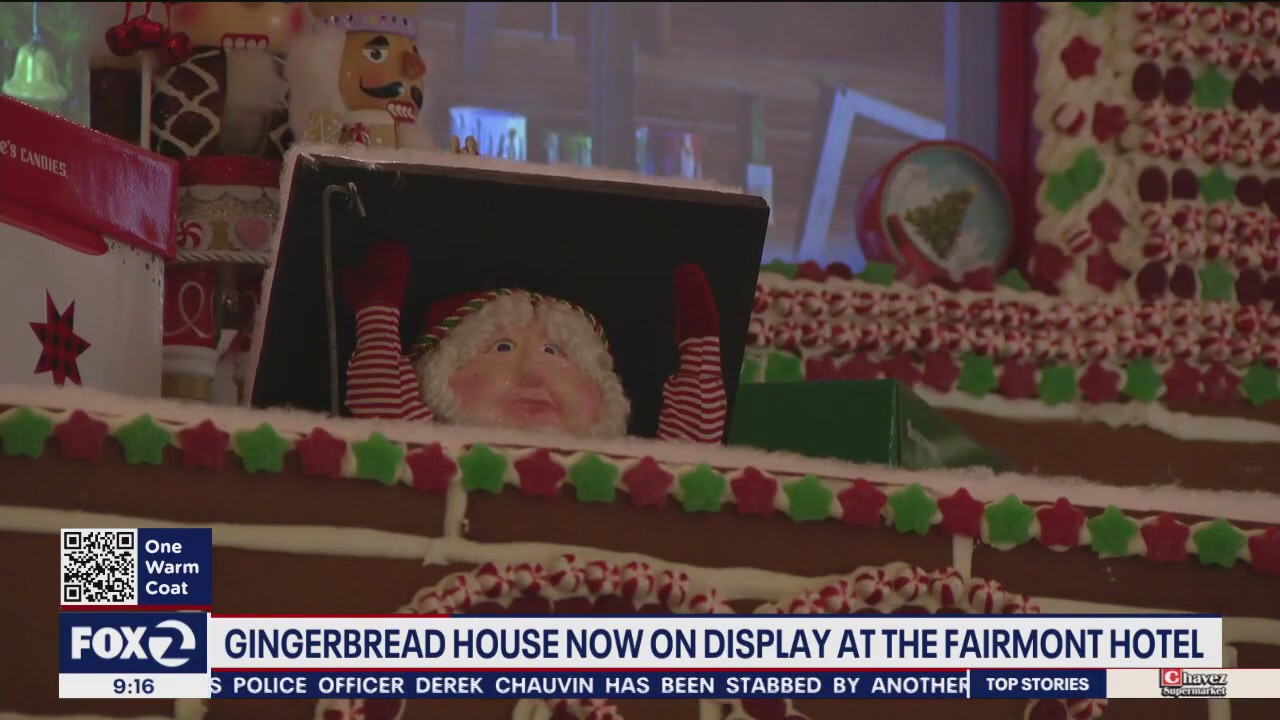 The Fairmont's Giant Gingerbread House is back
