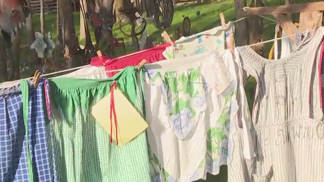This Mother’s Day weekend, the 17th annual 'Aprons in the Wind' exhibit returns