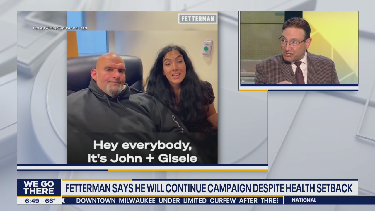 Pennsylvania Senate candidate John Fetterman suffers a stroke