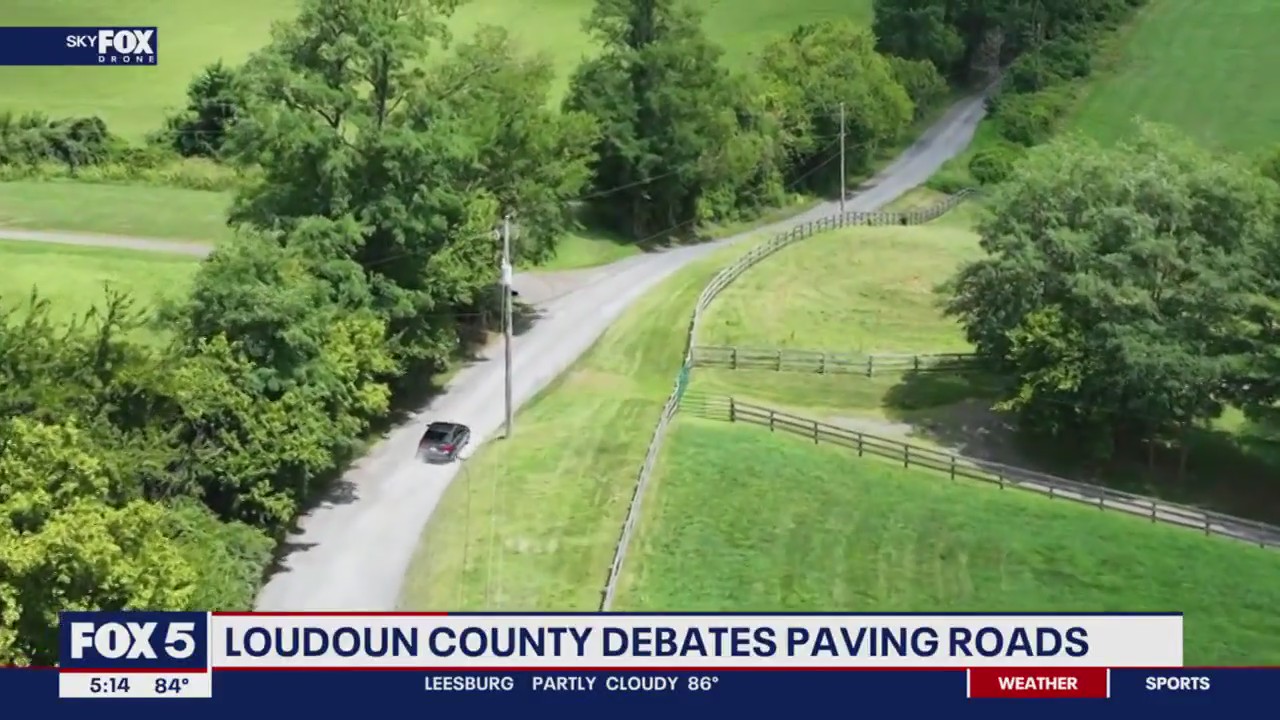 Loudoun County to vote on paving parts of gravel roads