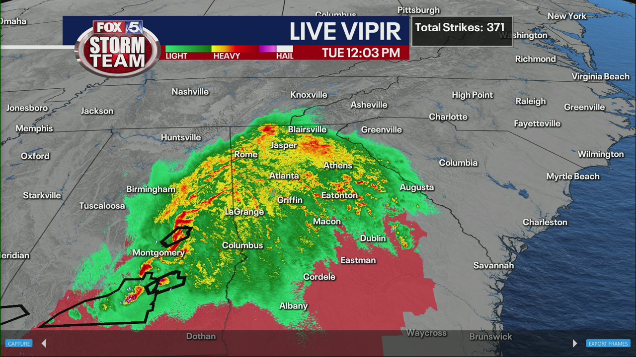 Tornado Watch issued in parts of middle, south Georgia