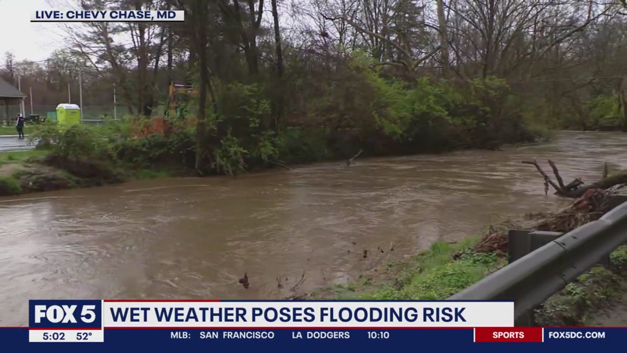 Heavy rain poses flood risk across DMV