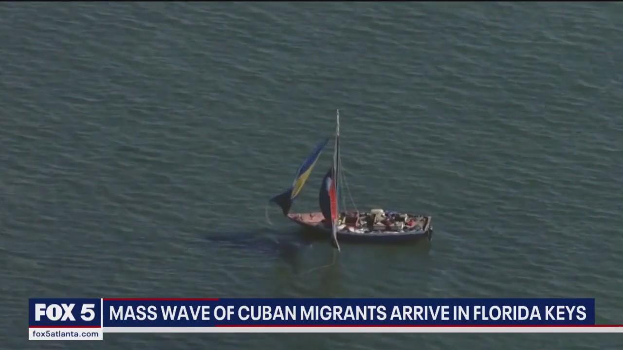 Mass wave of Cuban migrants arrive in Florida Keys