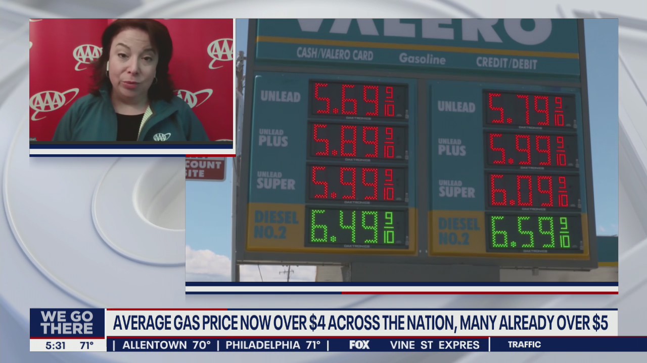 Gas prices average over $4 in all 50 states for 1st time ever