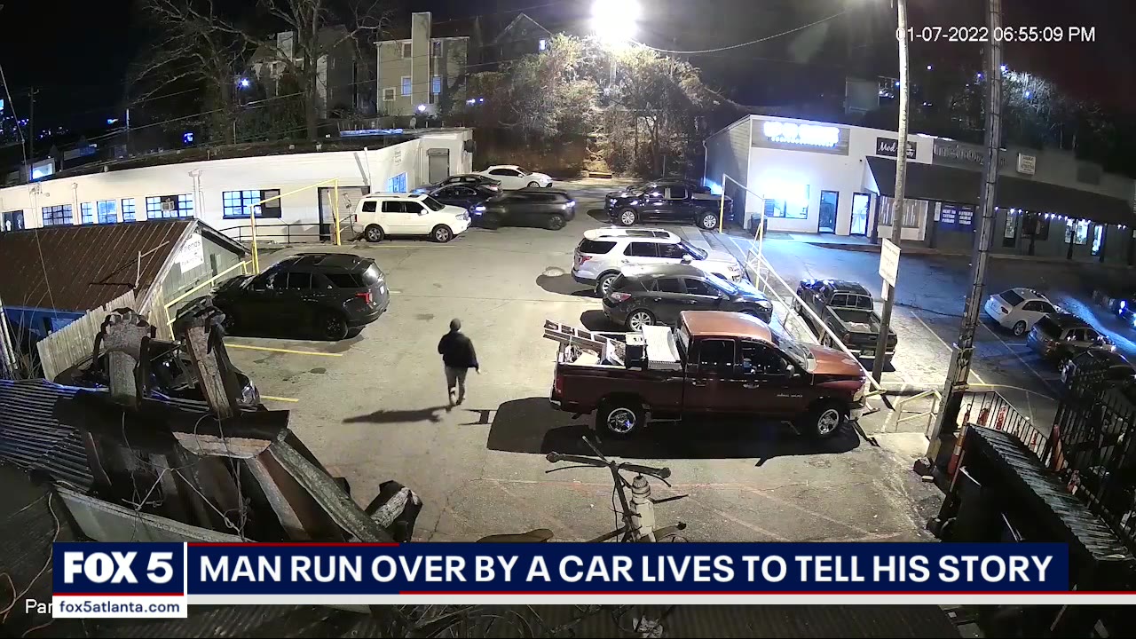 Man run over by car shares his story