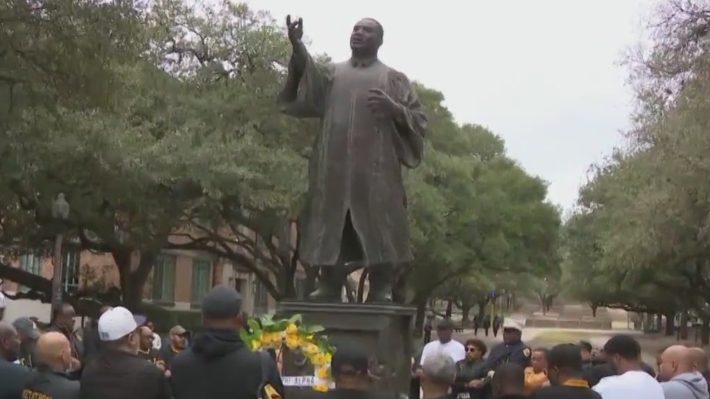 Hundreds gather on University of Texas campus for Dr. Martin Luther King Jr. Day