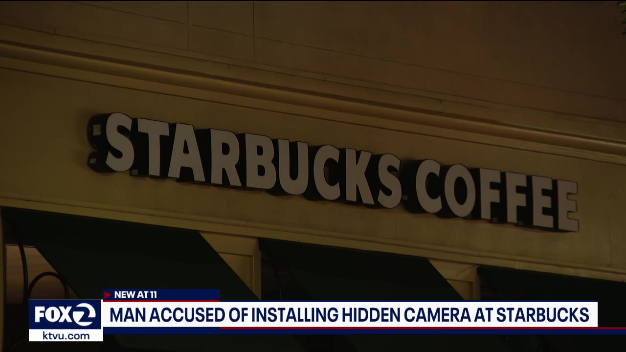 Man hit with 83 charges after installing, hiding cameras in Walnut Creek Starbucks