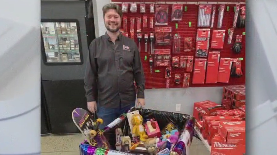 Toy drive collection by Texas-based company