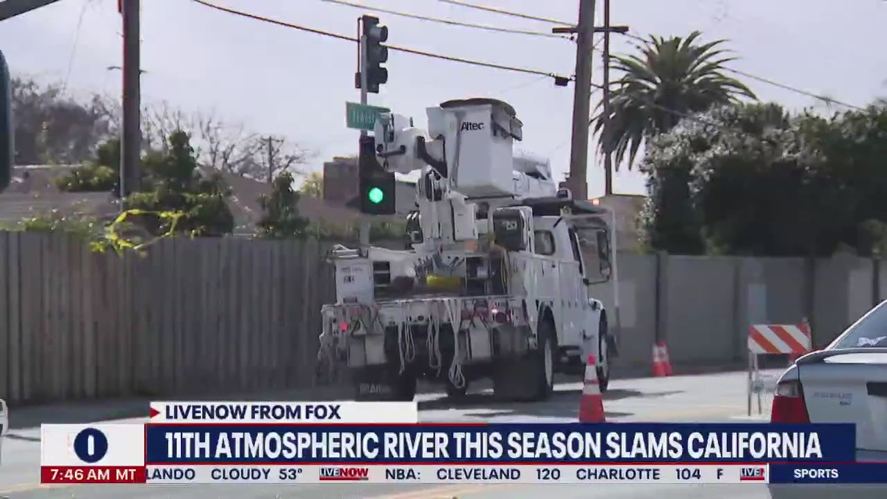 Power outages hover around 200K in California in wake of atmospheric river