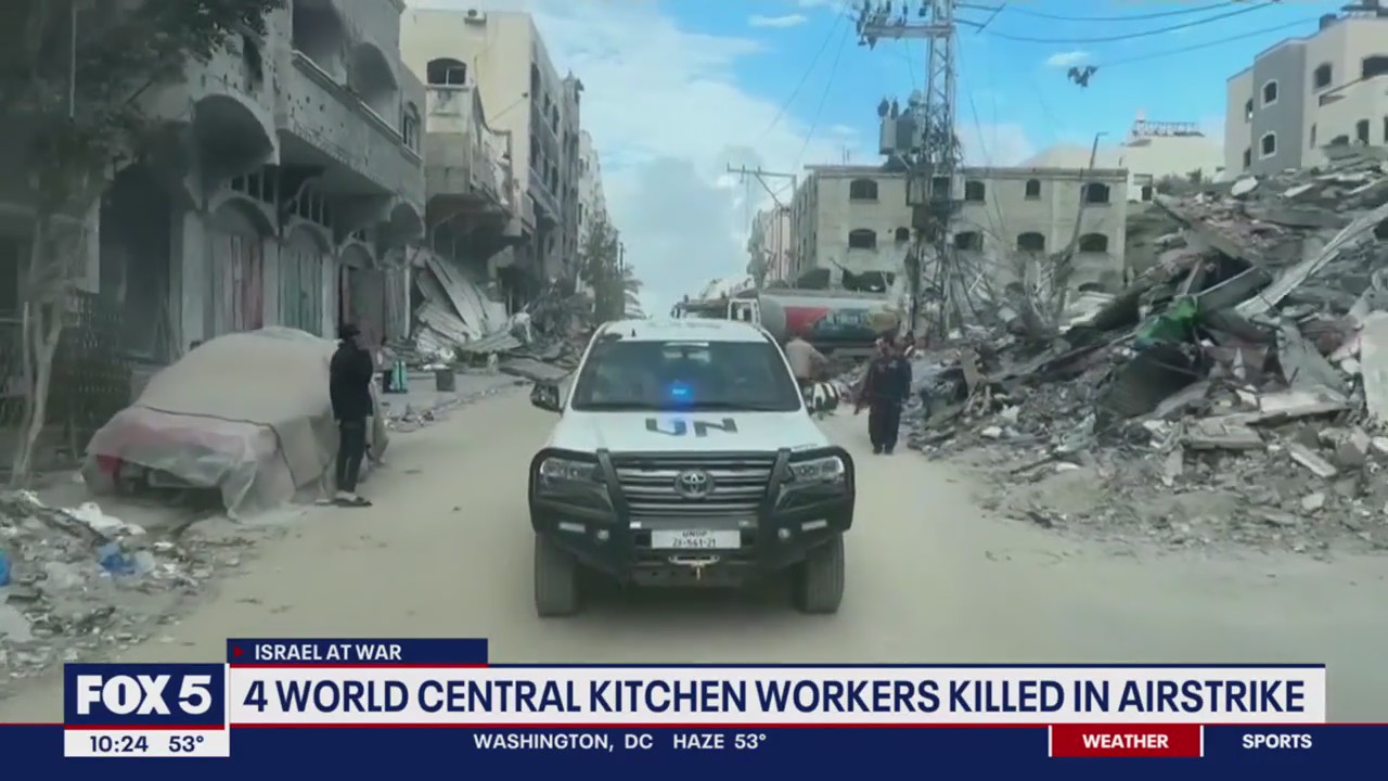 World Central Kitchen workers killed in airstrike; Chef Jose Andres 'heartbroken'