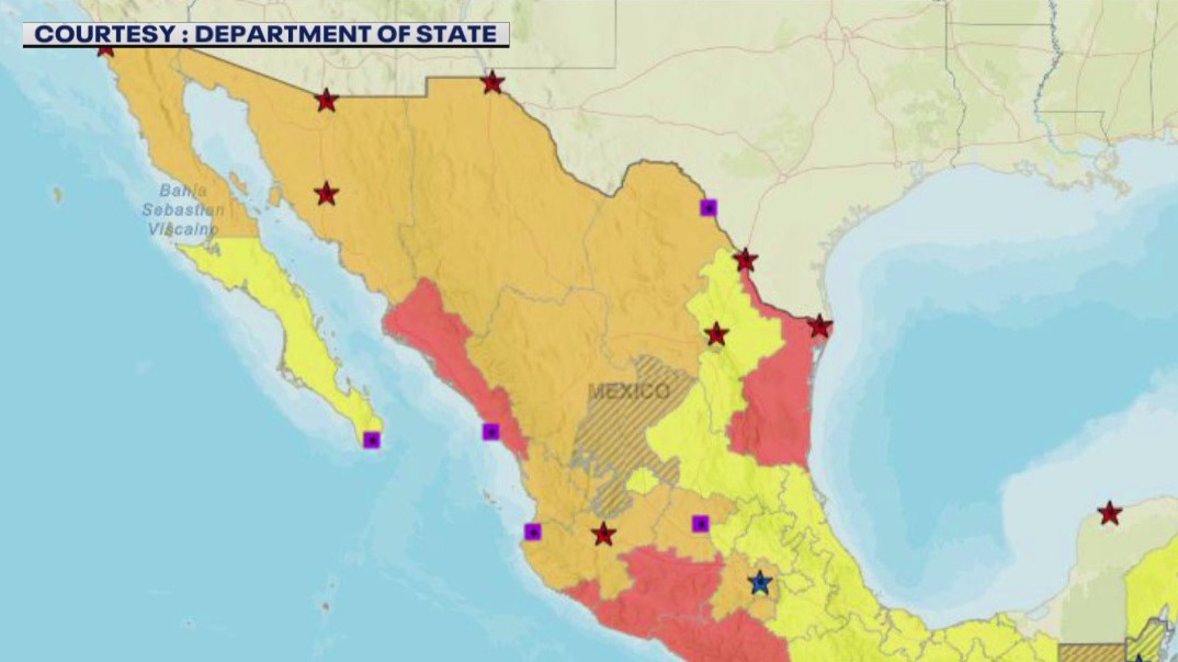 US issues travel warnings for parts of Mexico