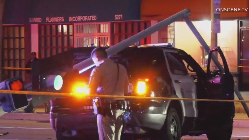 LASD deputies crash into each other