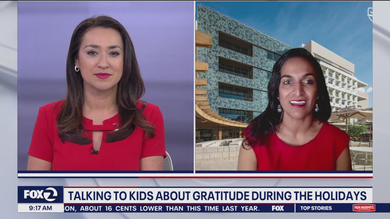 Talking to kids about gratitude during the holidays