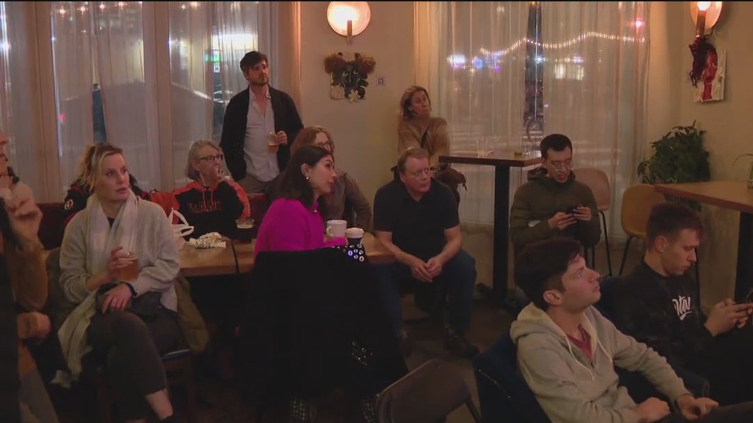 Debate watch party held at Manny's in San Francisco