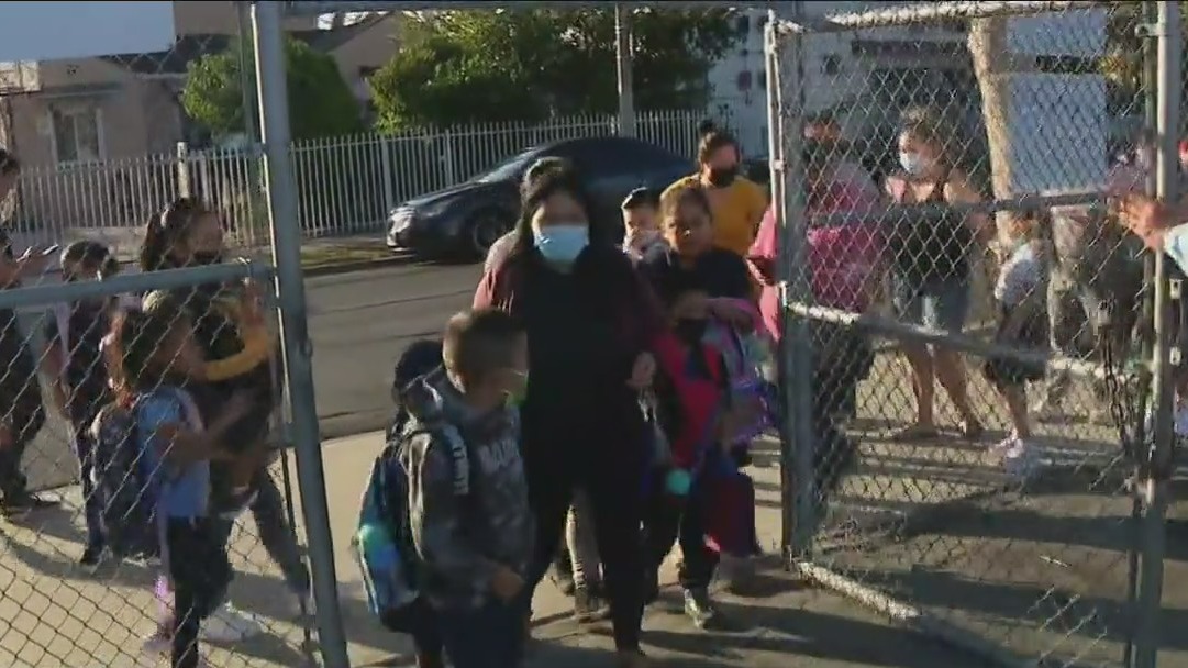 Back to school for LAUSD students comes with relaxed COVID protocols