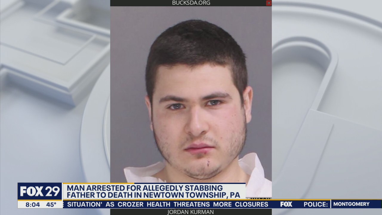 Bucks County man charged with fatal stabbing of his father in Newtown Township, authorities say