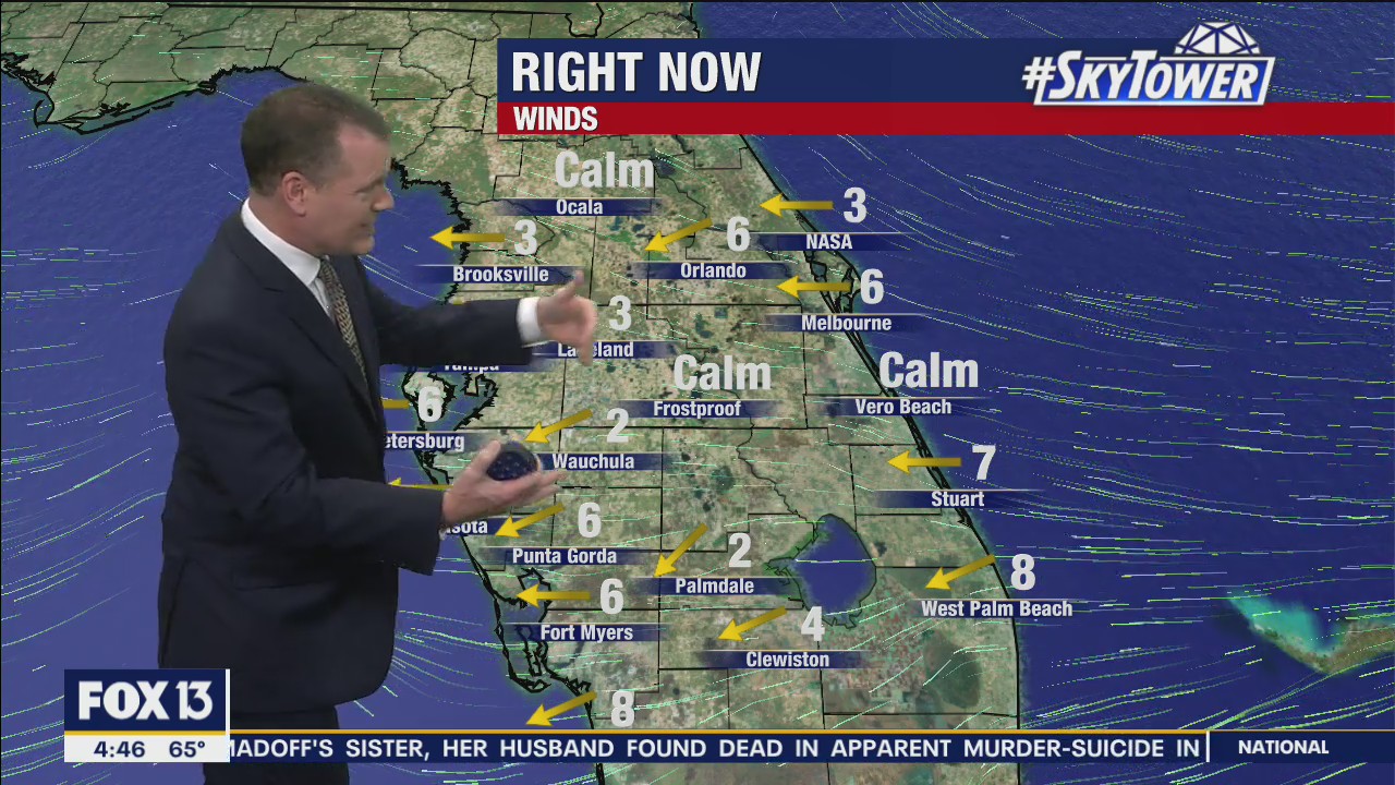 Monday morning forecast