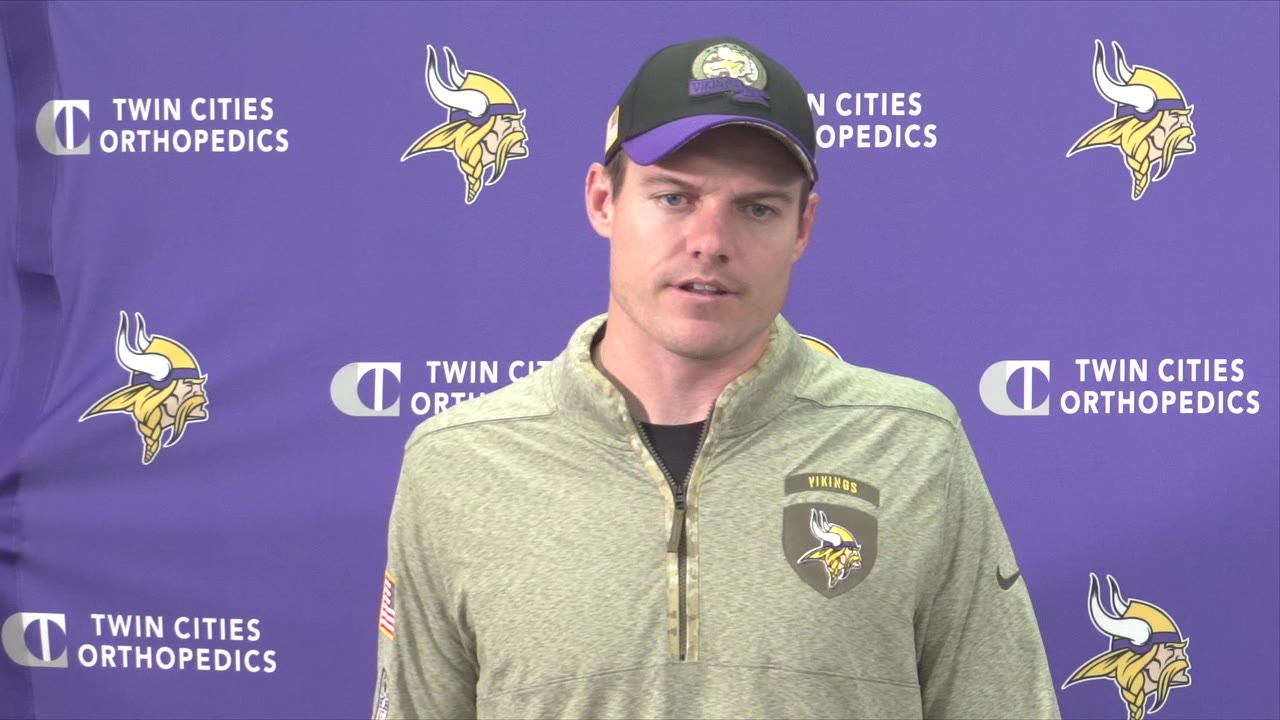 Kevin O'Connell talked with Twin Cities media after the Vikings 27