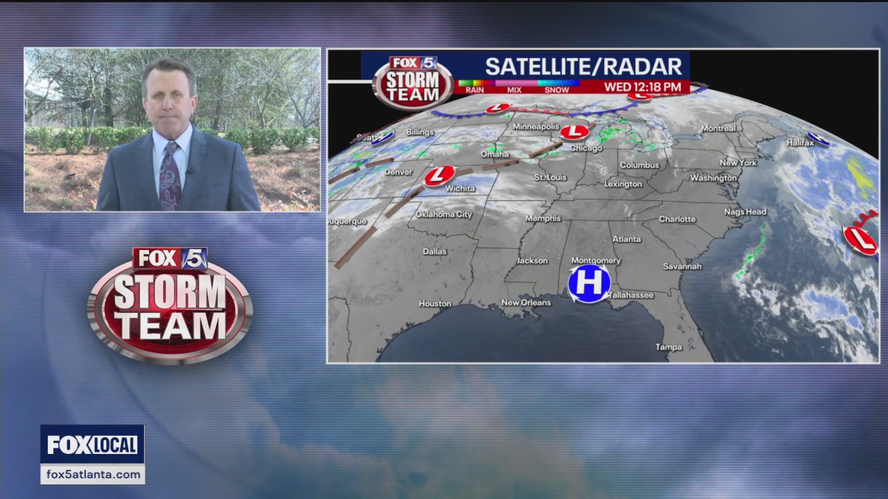 Wednesday midday weather forecast