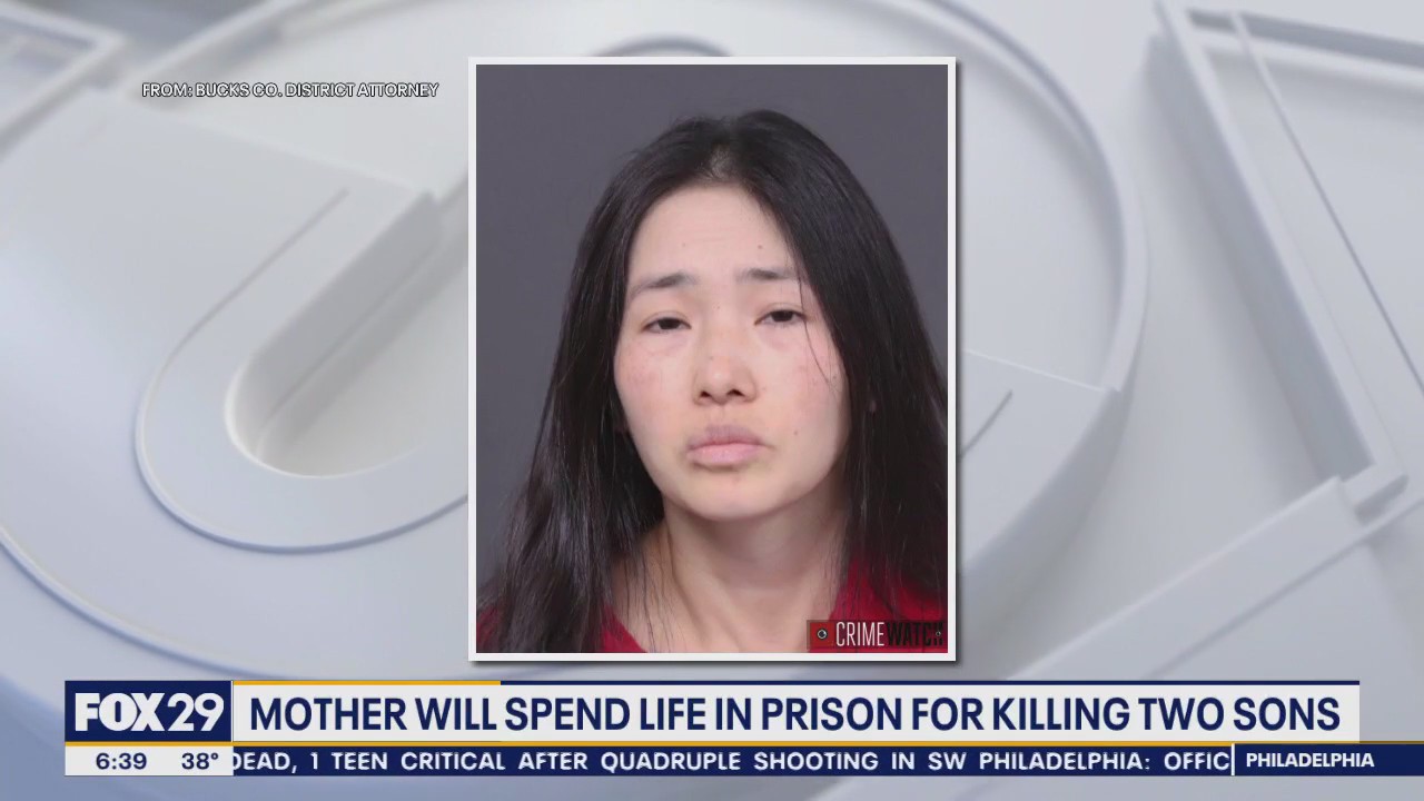 Pennsylvania mother sentenced to life in prison after pleading guilty to killing her 2 sons