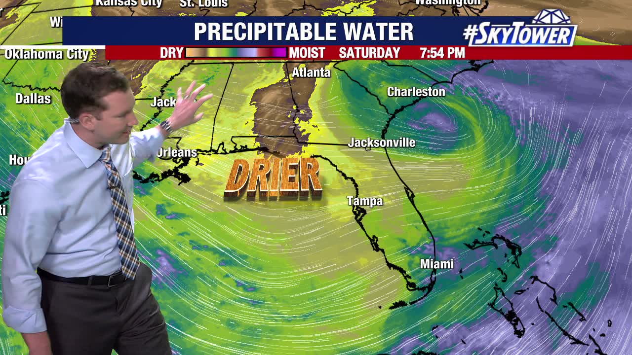 Saturday night forecast