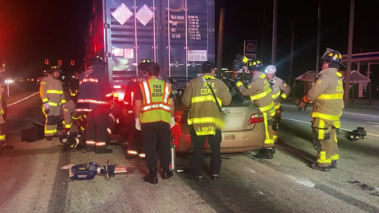 Driver trapped under semi-truck on US 27: HCFR
