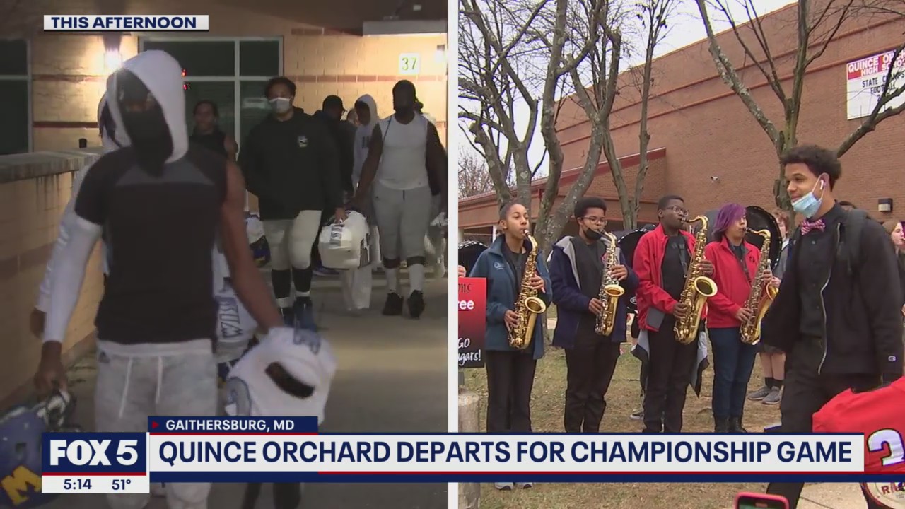 Quince Orchard departs for championship game