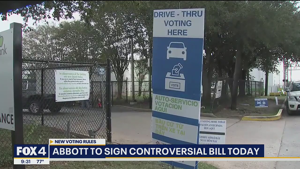 Texas governor to sign controversial election bill