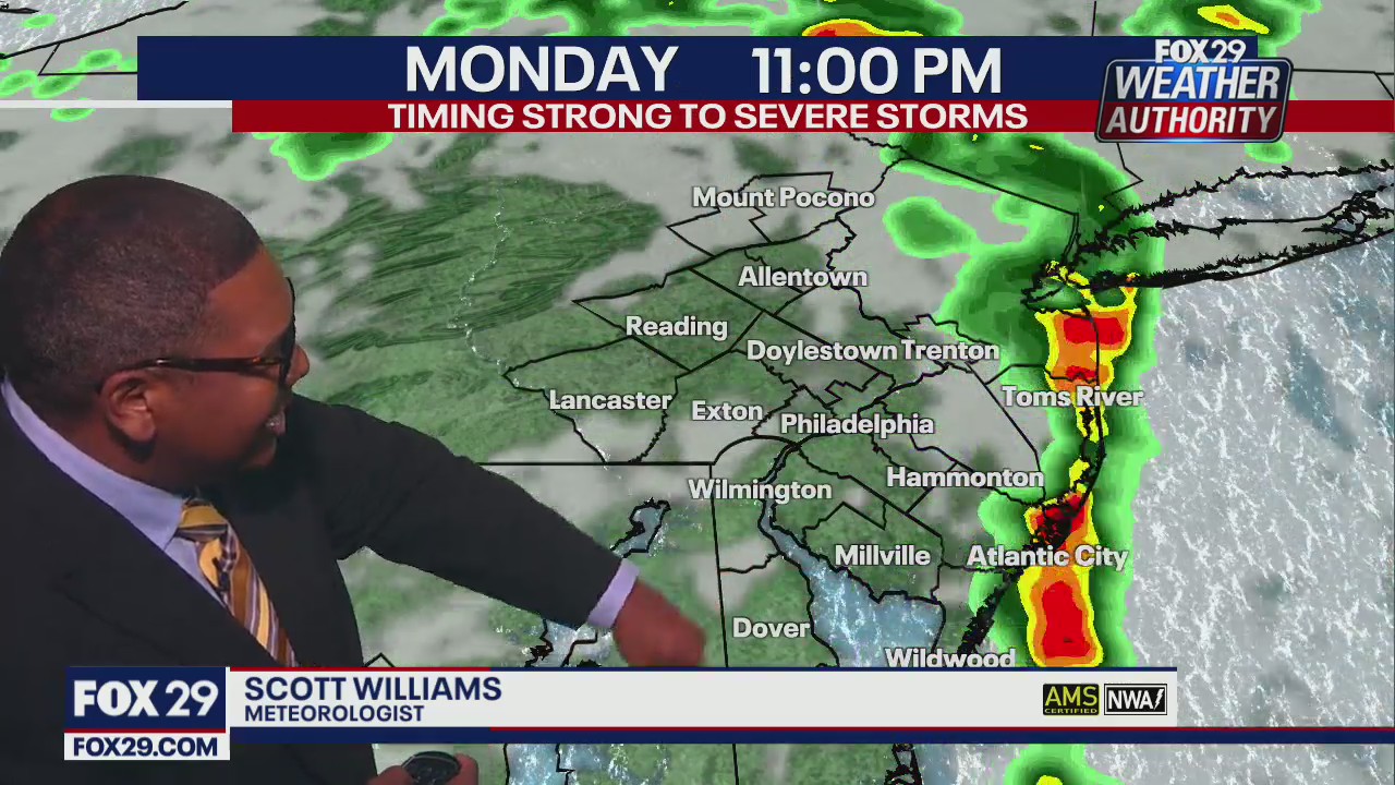 Weather Authority: 3 p.m. Monday Update