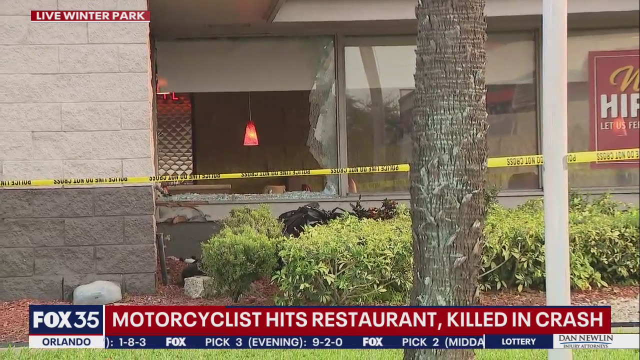FHP: Motorcyclist dies after crashing into Winter Park restaurant