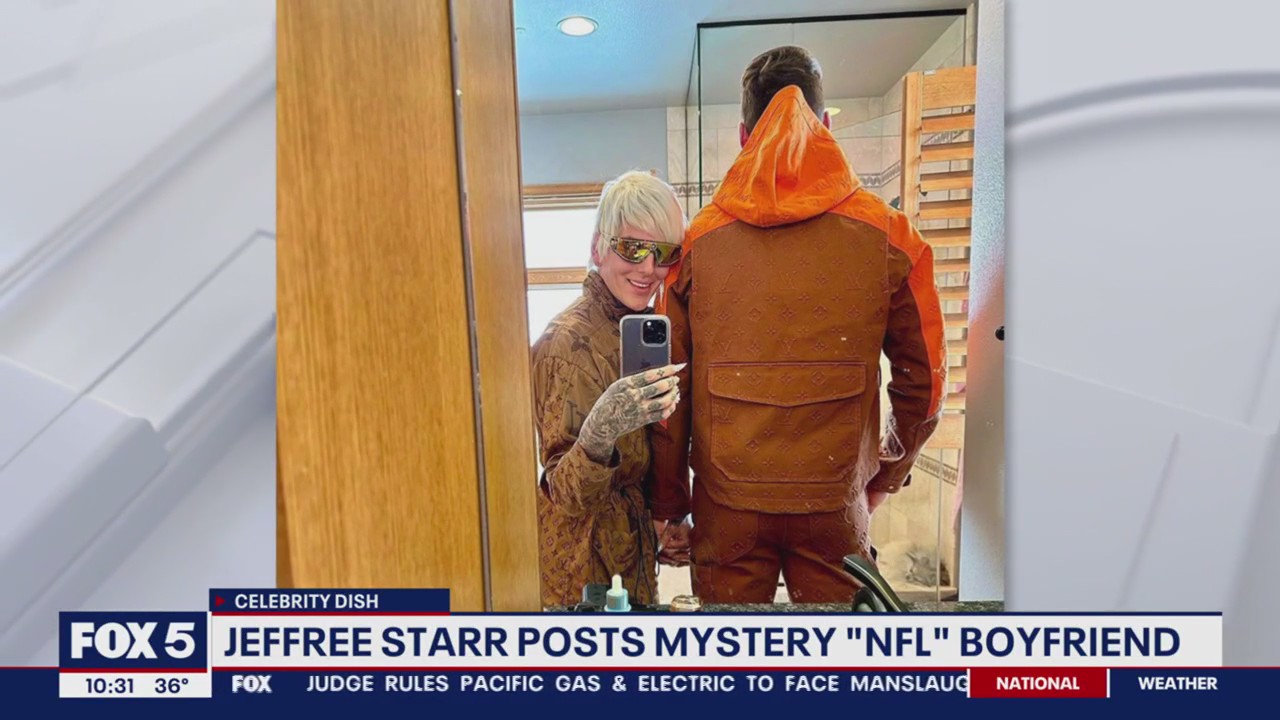Jeffree Starr posts mystery NFL boyfriend