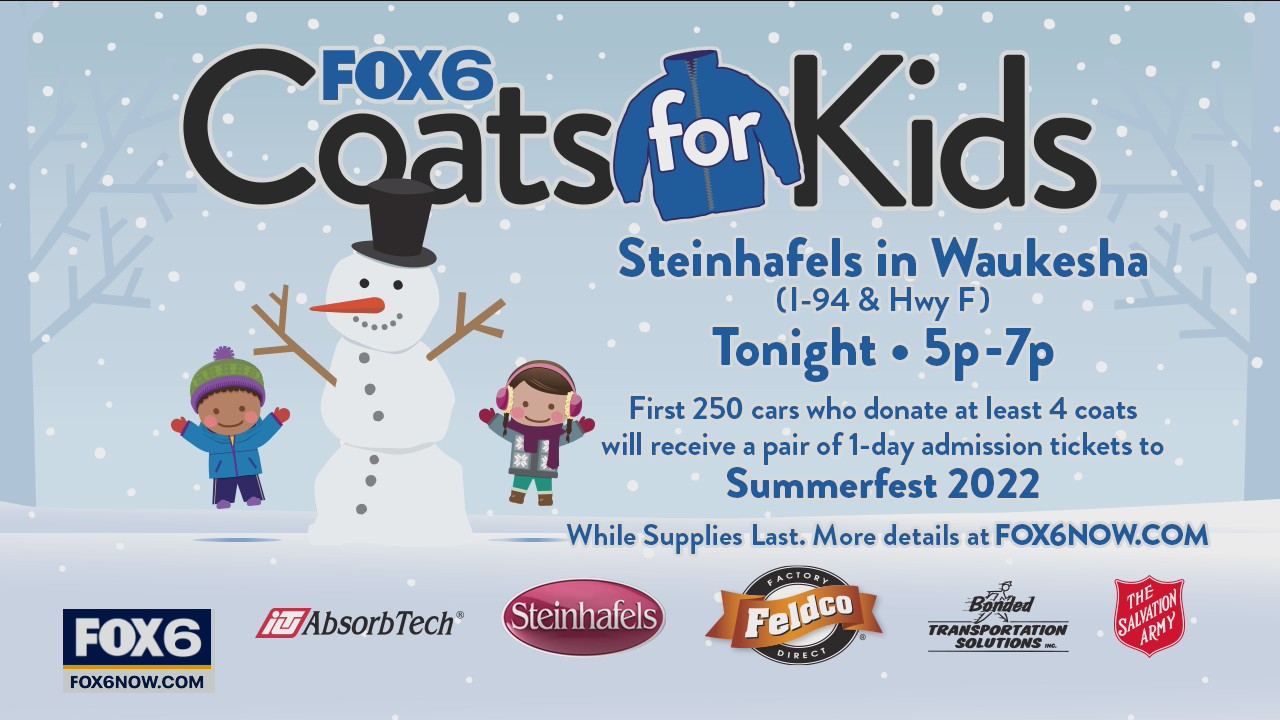 Special FOX6 Coats for Kids collection events