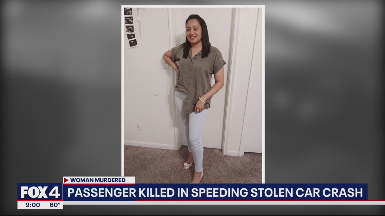 Passenger killed in speeding stolen car crash