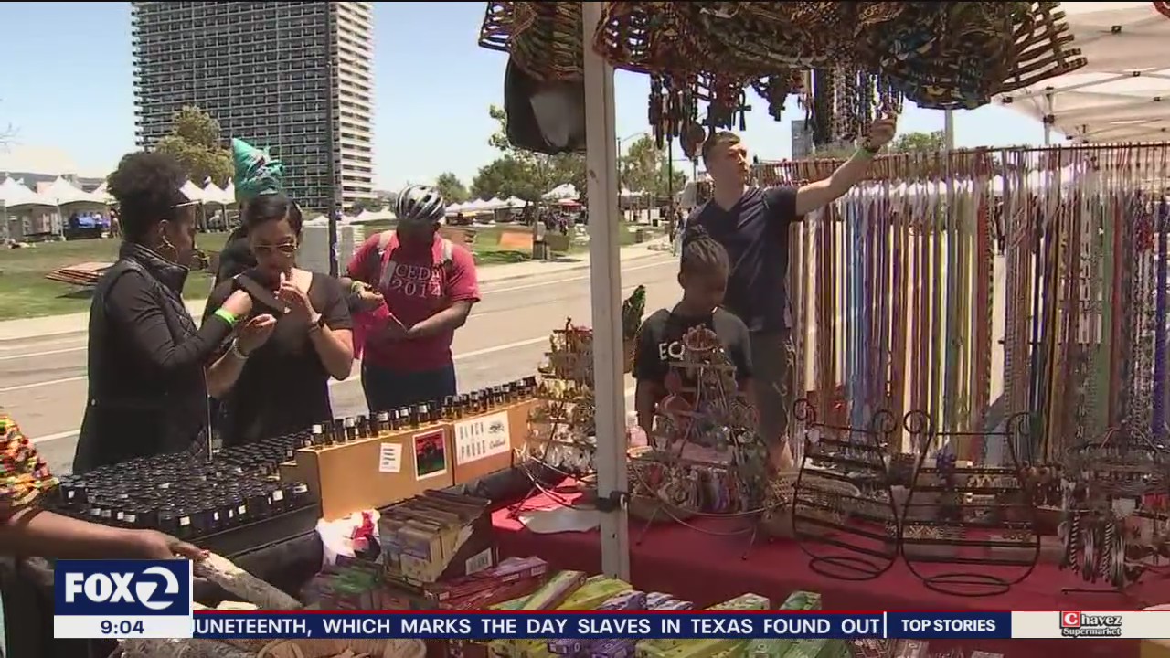 Lake Merritt hosts Oakland's largest Juneteenth celebrations