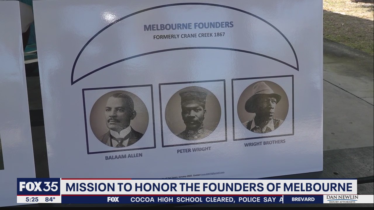 Monument set to honor the founders of Melbourne