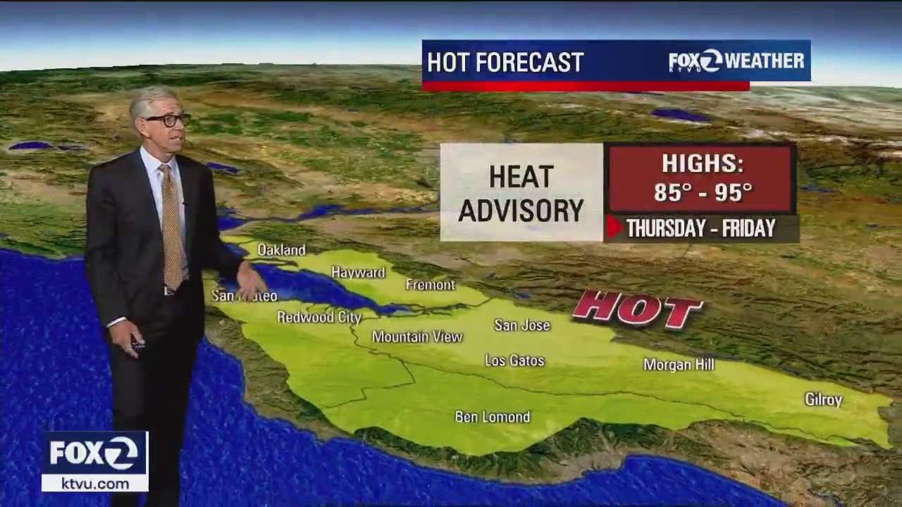 Heat advisory for parts of Bay Area begins Thursday