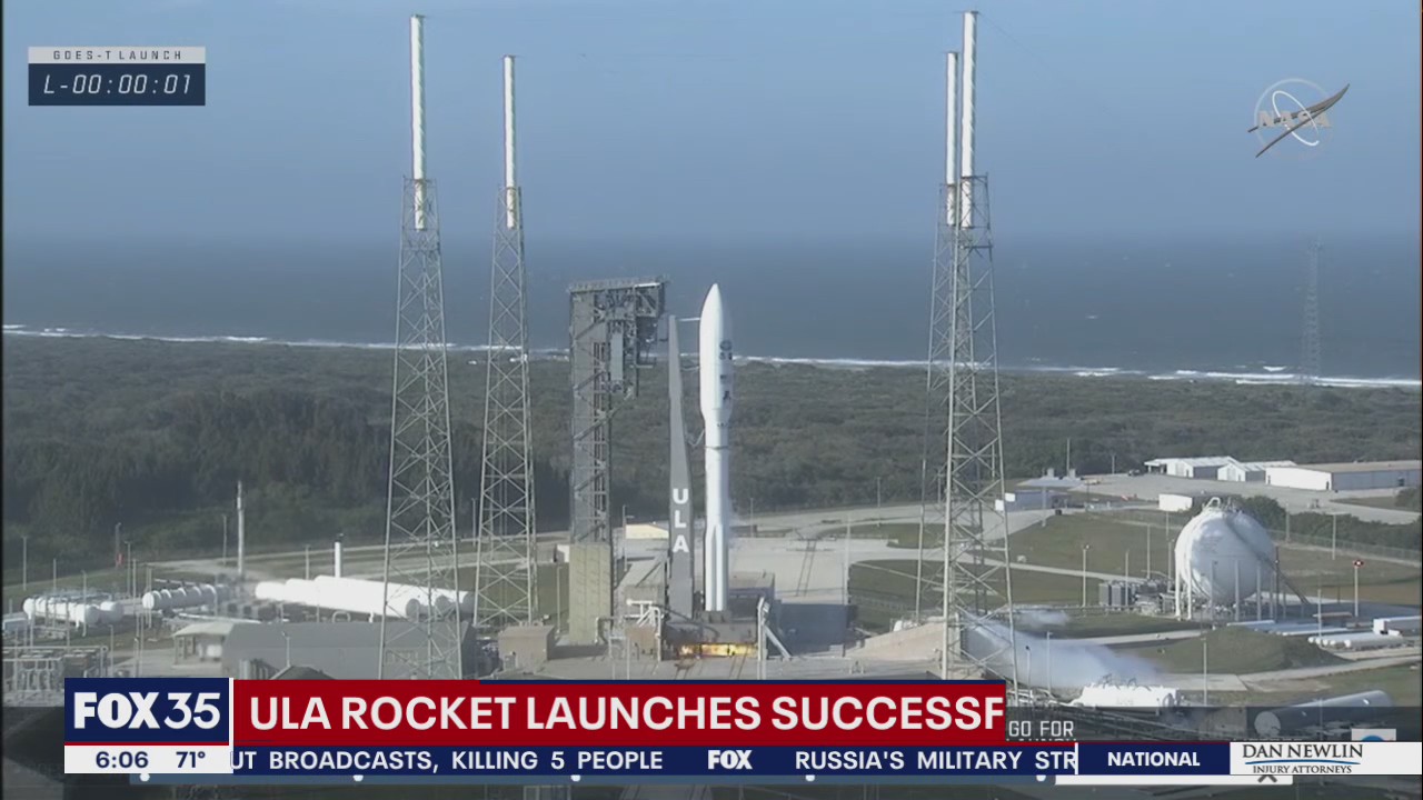 ULA launches GOES-T weather satellite into orbit