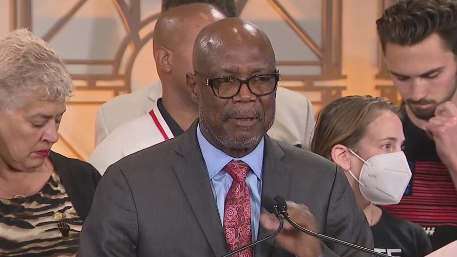 Teachers, faith leaders gather for gun control rally