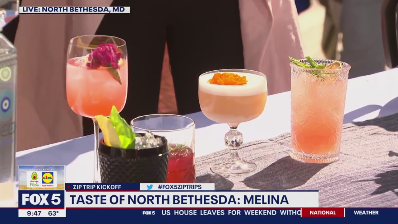 Cocktails and mocktails from Melina