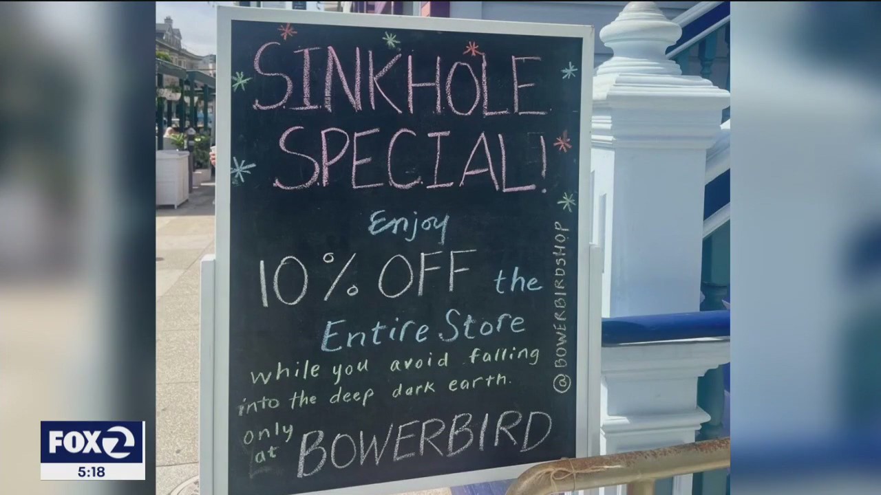 San Francisco businesses announce sinkhole specials as they continue to recover from main break