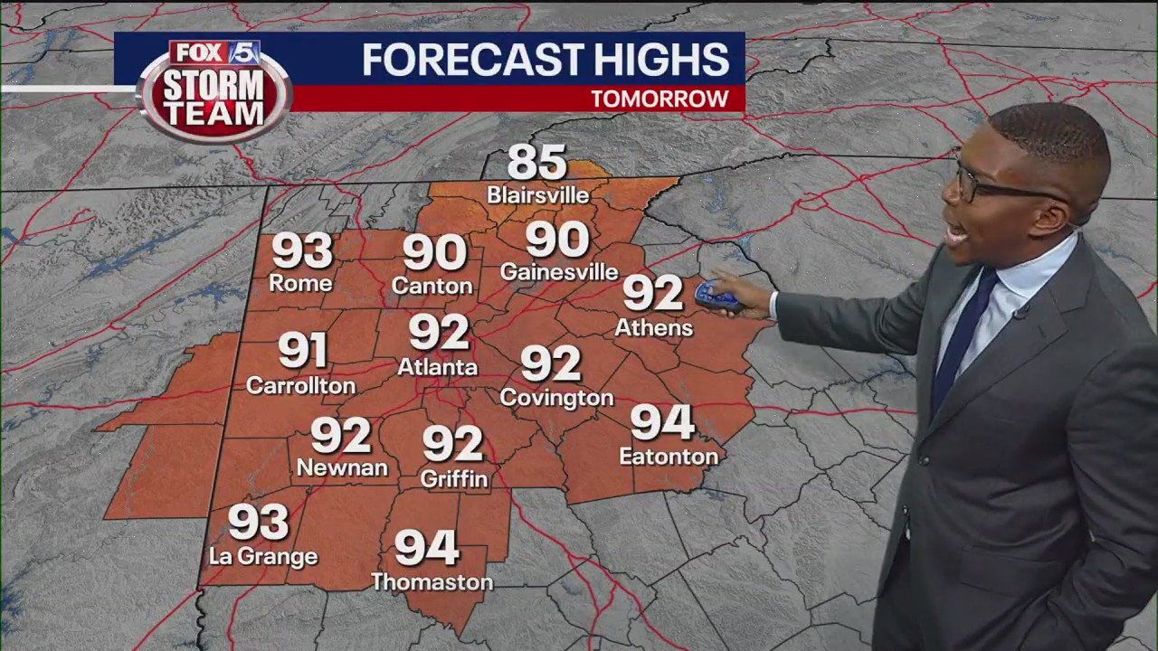 Tuesday midday forecast