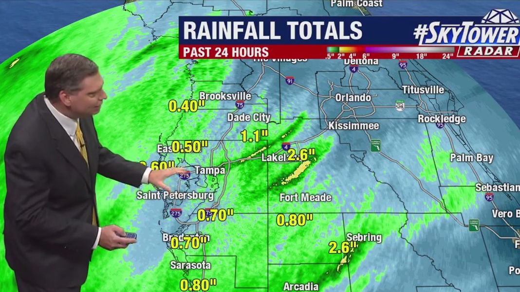 Tampa weather | more clouds after late-night rain