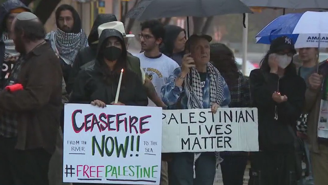 Vigil for Palestine at Austin City Hall