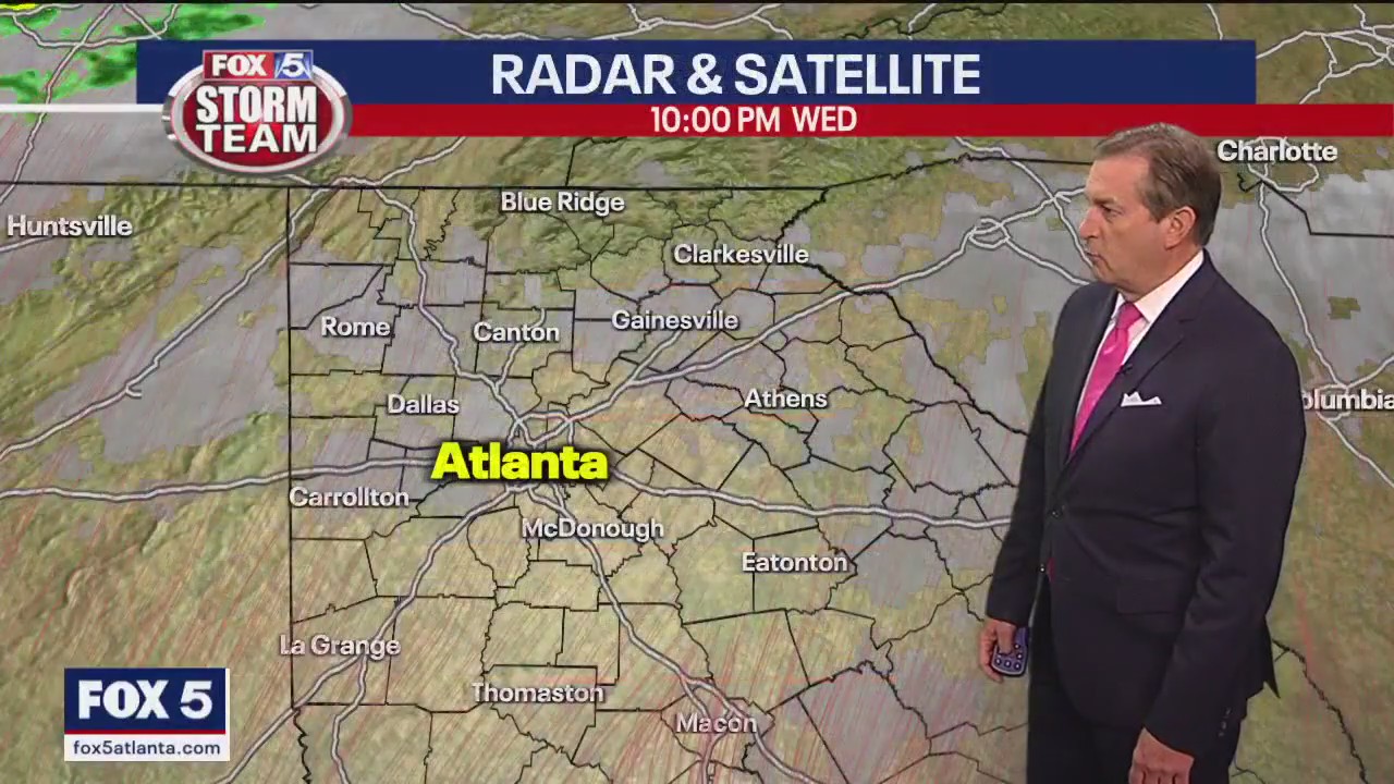 Wednesday late evening forecast
