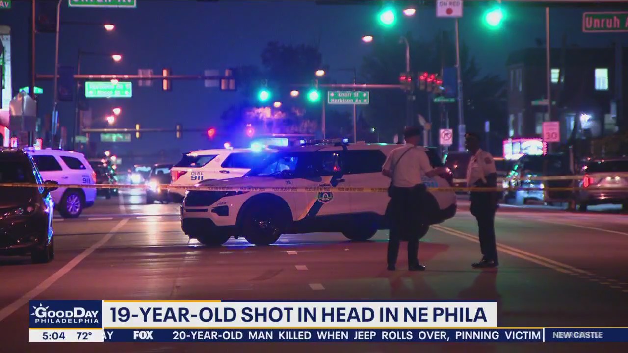 19-year-old male shot in the head, killed in NE Philadelphia, police say